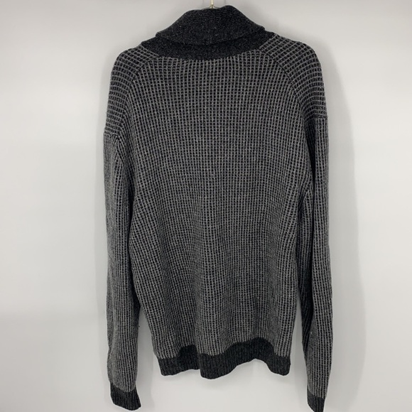 Jos. A. Bank Gray/White Knit Wool Blend Sweater XL - Picture 7 of 7